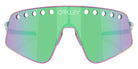 Oakley® OO6025 SUTRO TI SWEEP OO6025 602505 38 Sunglasses - Polished Oil Slick / Prizm Road Jade Mirrored