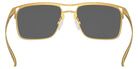 Oakley® OO6048 HOLBROOK TI OO6048 604807 57 Sunglasses - Satin Gold / Prizm Black Polarized Mirrored 604807
