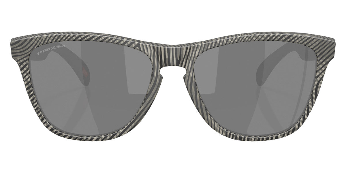 Oakley® OO9013 Frogskins OO9013 9013M0 55 - Matte Grey Ink Fingerprint/Prizm Black Sunglasses