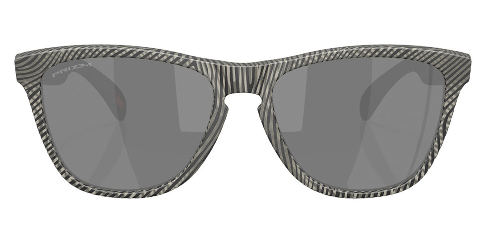 Oakley® OO9013 Frogskins OO9013 9013M0 55 - Matte Grey Ink Fingerprint/Prizm Black Sunglasses