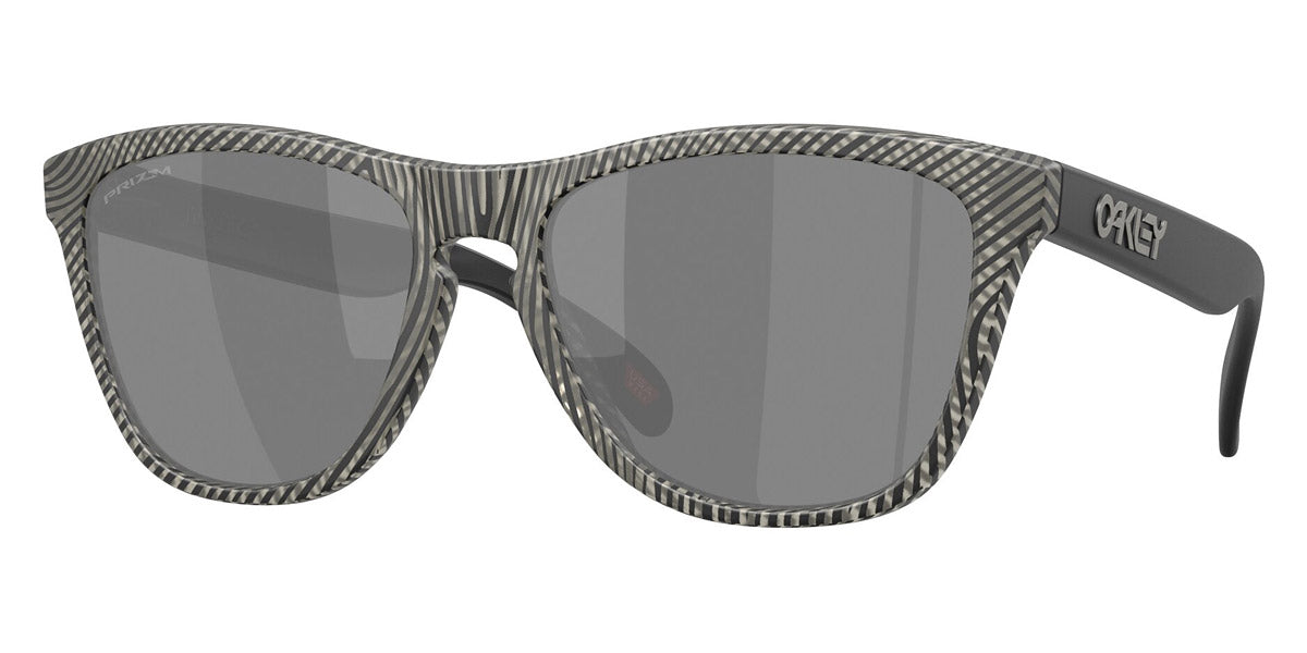 Oakley® OO9013 Frogskins OO9013 9013M0 55 - Matte Grey Ink Fingerprint/Prizm Black Sunglasses