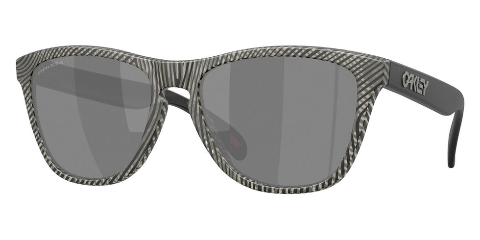 Oakley® OO9013 Frogskins OO9013 9013M0 55 - Matte Grey Ink Fingerprint/Prizm Black Sunglasses