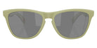 Oakley® OO9013 Frogskins OO9013 9013M2 55 - Matte Fern/Prizm Black Polarized Sunglasses