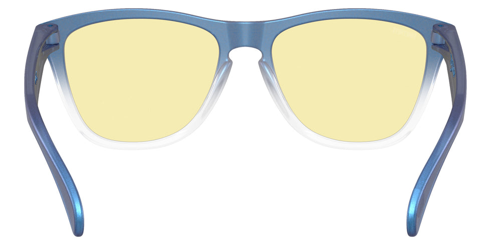 Oakley® OO9013 FROGSKINS OO9013 9013M4 55 Sunglasses - Matte Cyan/Blue/Clear Shift Fade / Prizm Gaming™ 2.0 Mirrored