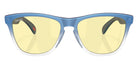 Oakley® OO9013 FROGSKINS OO9013 9013M4 55 Sunglasses - Matte Cyan/Blue/Clear Shift Fade / Prizm Gaming™ 2.0 Mirrored