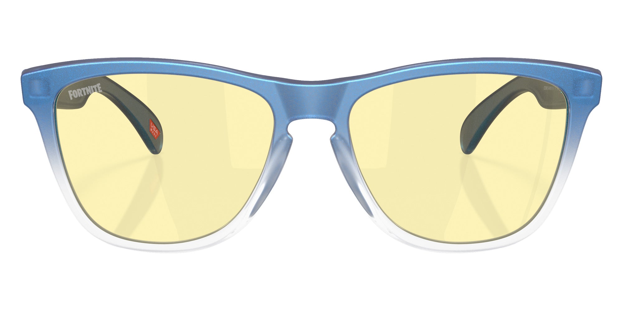 Oakley® OO9013 FROGSKINS OO9013 9013M4 55 Sunglasses - Matte Cyan/Blue/Clear Shift Fade / Prizm Gaming™ 2.0 Mirrored