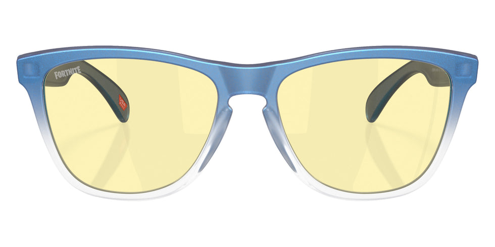 Oakley® OO9013 FROGSKINS OO9013 9013M4 55 Sunglasses - Matte Cyan/Blue/Clear Shift Fade / Prizm Gaming™ 2.0 Mirrored