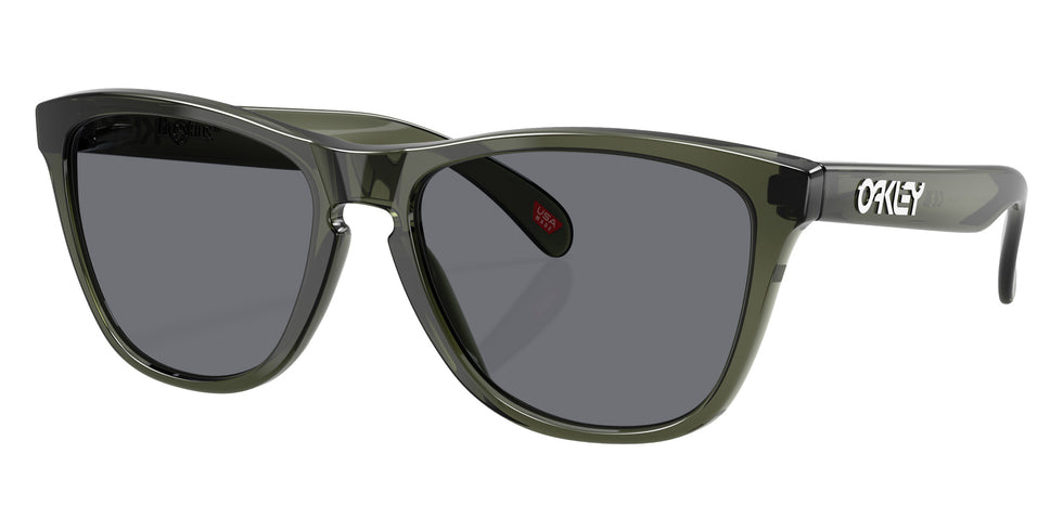 Oakley® OO9013 FROGSKINS OO9013 9013M5 55 Sunglasses - Olive Ink / Gray