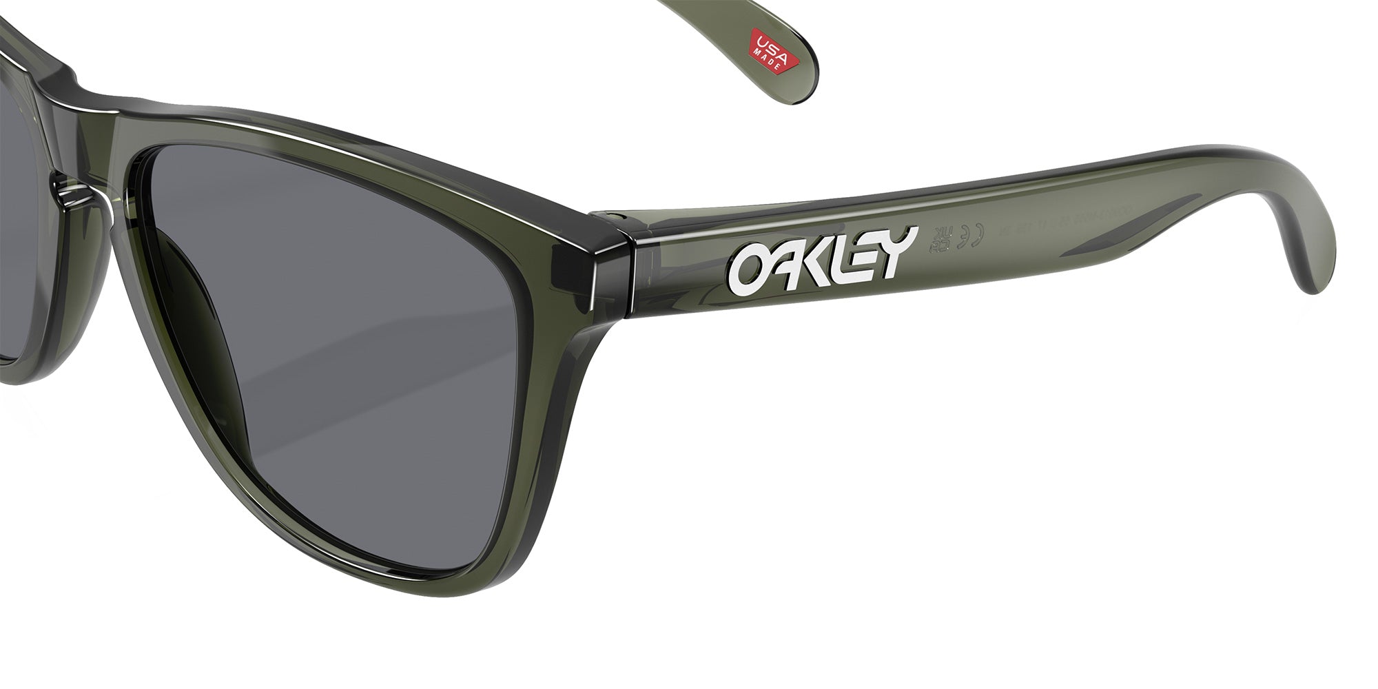 Oakley® OO9013 FROGSKINS OO9013 9013M5 55 Sunglasses - Olive Ink / Gray