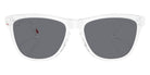Oakley® OO9013 FROGSKINS OO9013 9013M6 55 Sunglasses - Clear / Gray