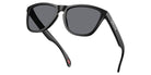 Oakley® OO9013 FROGSKINS OO9013 9013M7 55 Sunglasses - Matte Black / Gray