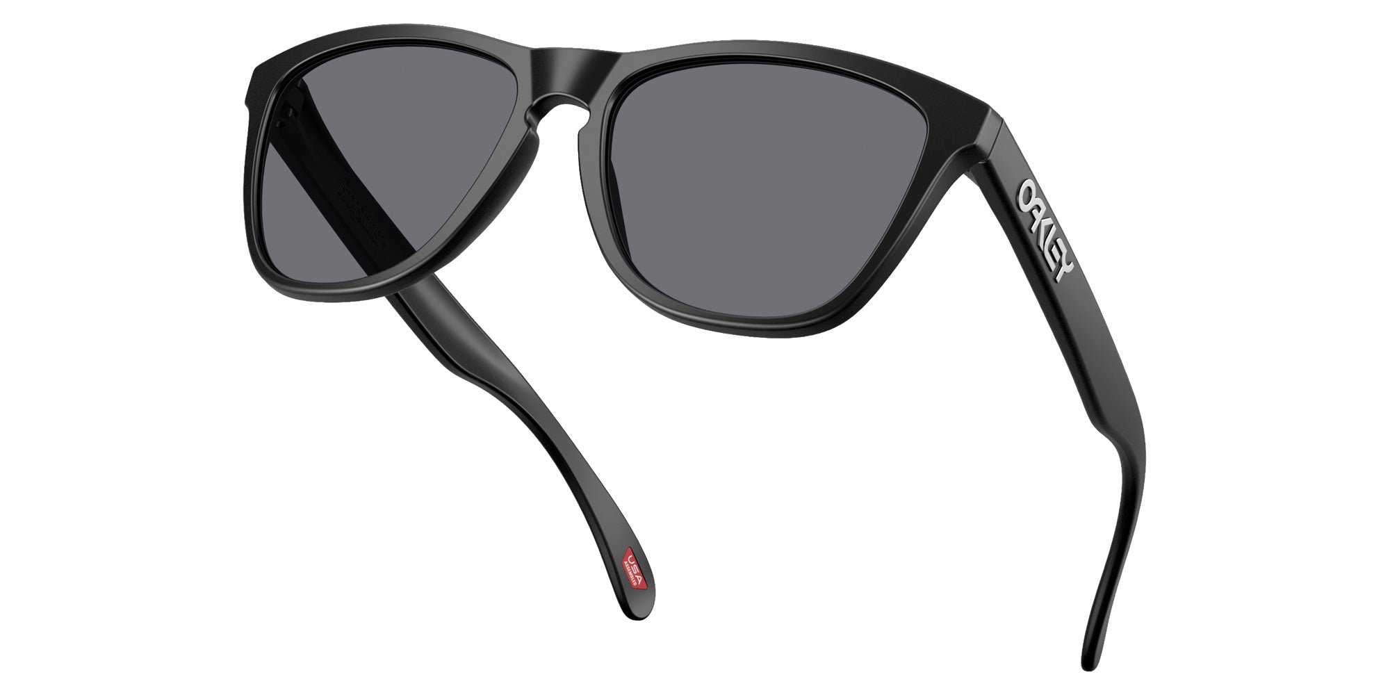 Oakley® OO9013 FROGSKINS OO9013 9013M7 55 Sunglasses - Matte Black / Gray