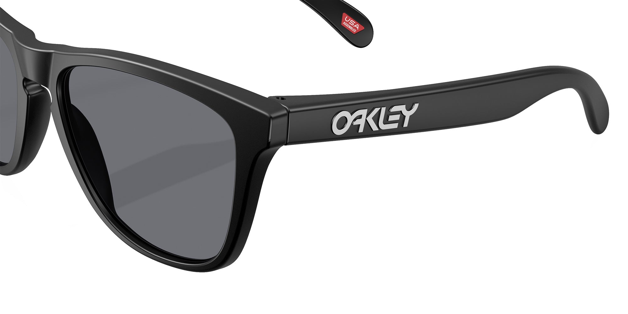 Oakley® OO9013 FROGSKINS OO9013 9013M7 55 Sunglasses - Matte Black / Gray
