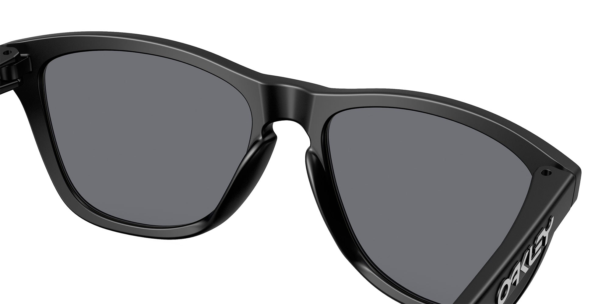 Oakley® OO9013 FROGSKINS OO9013 9013M7 55 Sunglasses - Matte Black / Gray