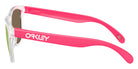 Oakley® OO9013 FROGSKINS OO9013 9013M9 55 Sunglasses - Clear / Prizm Rose Gold Polarized Mirrored 9013M9