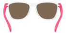 Oakley® OO9013 FROGSKINS OO9013 9013M9 55 Sunglasses - Clear / Prizm Rose Gold Polarized Mirrored 9013M9