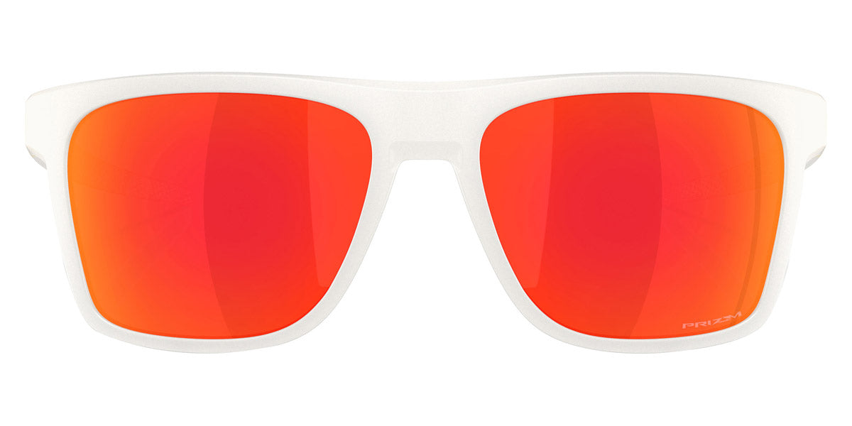 Oakley® OO9100 Leffingwell OO9100 910020 57 - Matte Vapor/Prizm Ruby Sunglasses