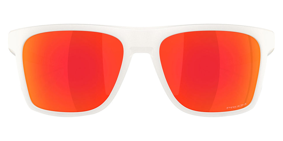 Oakley® OO9100 Leffingwell OO9100 910020 57 - Matte Vapor/Prizm Ruby Sunglasses