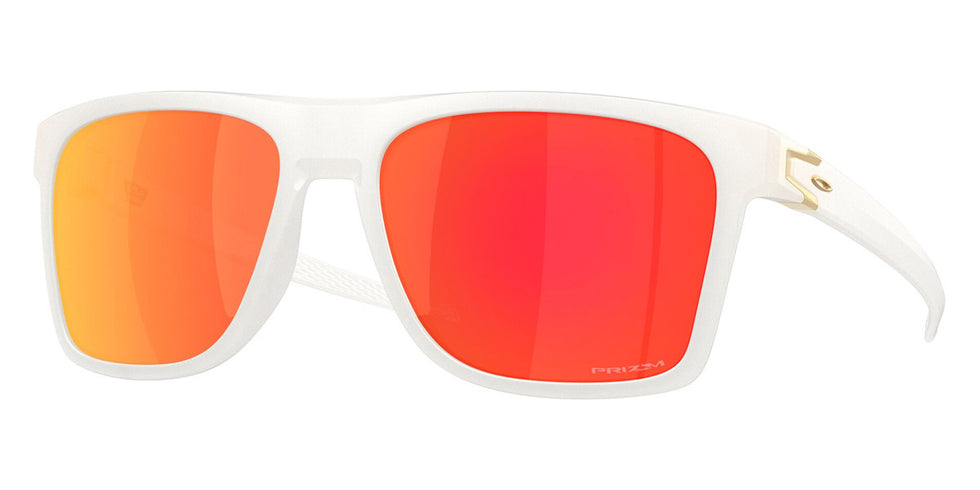 Oakley® OO9100 Leffingwell OO9100 910020 57 - Matte Vapor/Prizm Ruby Sunglasses