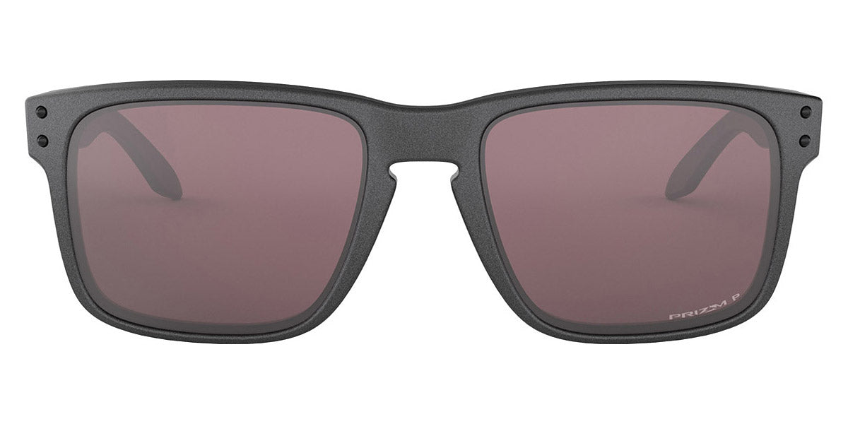 Oakley® OO9102 Holbrook OO9102 9102B5 55 - Steel/Prizm daily polarized Sunglasses
