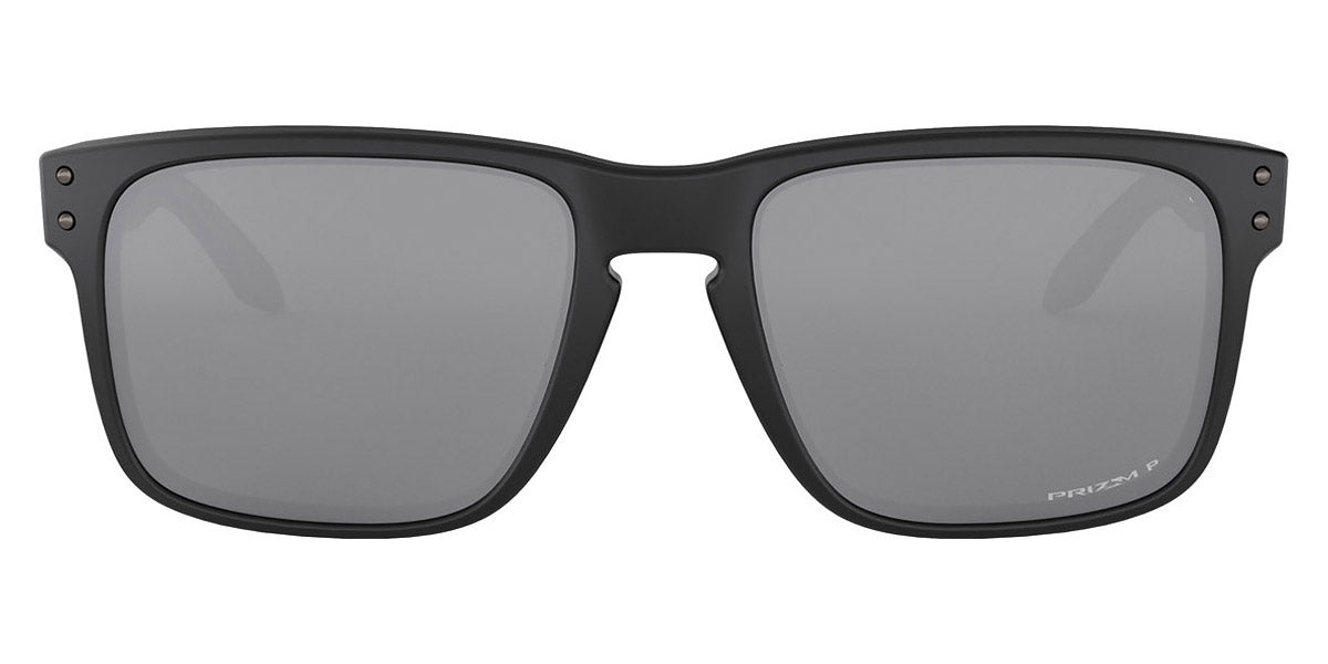 Oakley® OO9102 Holbrook OO9102 9102D6 55 - Matte black/Prizm black polarized Sunglasses