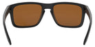 Oakley® OO9102 Holbrook OO9102 9102D7 55 - Matte black/Prizm tungsten polarized Sunglasses