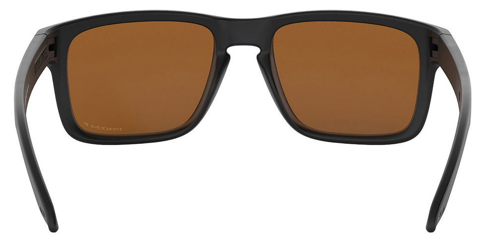 Oakley® OO9102 Holbrook OO9102 9102D7 55 - Matte black/Prizm tungsten polarized Sunglasses