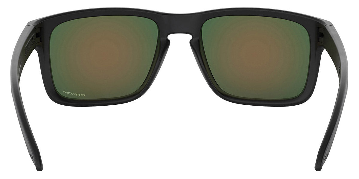 Oakley® OO9102 Holbrook OO9102 9102e2 55 - Matte black/Prizm ruby Sunglasses