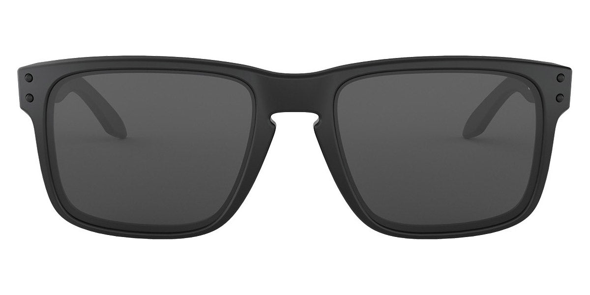 Oakley® OO9102 Holbrook OO9102 9102e5 55 - Matte black/Grey Sunglasses