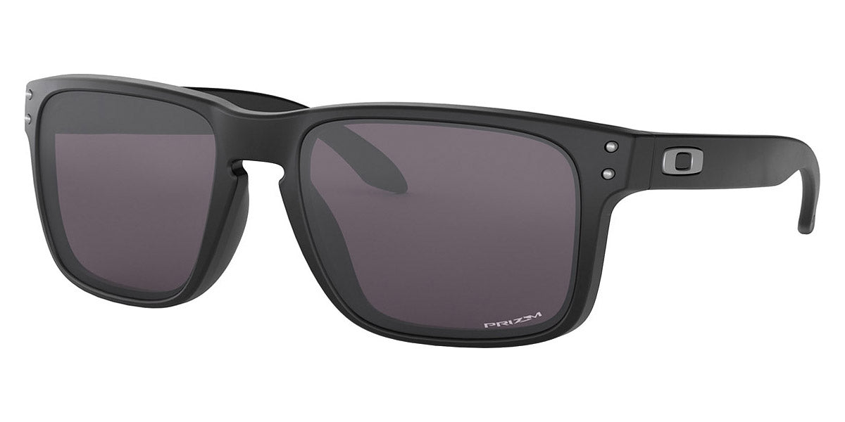 Oakley® OO9102 Holbrook OO9102 9102e8 55 - Matte black/Prizm grey Sunglasses