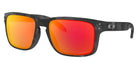 Oakley® OO9102 Holbrook OO9102 9102e9 55 - Black camo/Prizm ruby Sunglasses