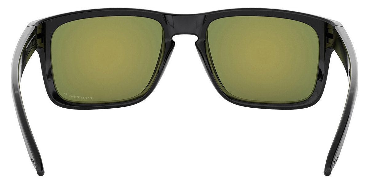 Oakley® OO9102 Holbrook OO9102 9102F1 55 - Polished black/Prizm ruby polarized Sunglasses