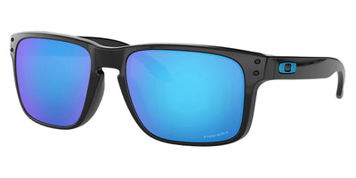Oakley® OO9102 Holbrook OO9102 9102F5 55 - Polished black/Prizm sapphire Sunglasses