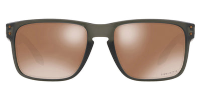 Oakley® OO9102 Holbrook OO9102 9102G6 55 - Matte olive ink/Prizm tungsten Sunglasses
