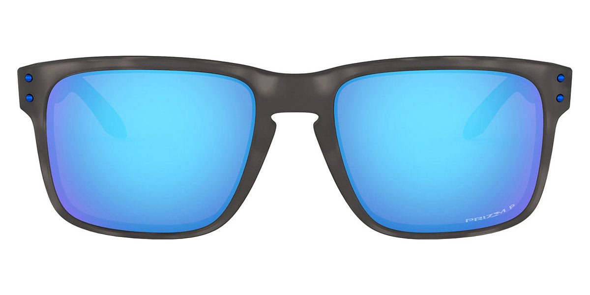 Oakley® OO9102 Holbrook OO9102 9102G7 55 - Matte black tortoise/Prizm sapphire polarized Sunglasses