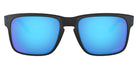 Oakley® OO9102 Holbrook OO9102 9102H0 55 - Matte black prizmatic/Prizm sapphire polarized Sunglasses