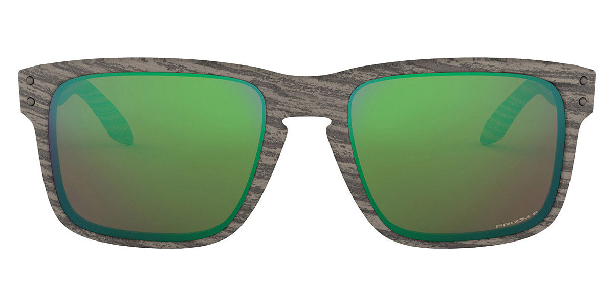 Oakley® OO9102 Holbrook OO9102 9102J8 55 - Woodgrain/Prizm shallow water polarized Sunglasses