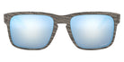 Oakley® OO9102 Holbrook OO9102 9102J9 55 - Woodgrain/Prizm deep water polarized Sunglasses