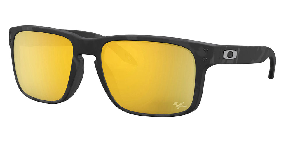 Oakley® OO9102 Holbrook OO9102 9102O3 55 - Matte Black Tortoise Sunglasses