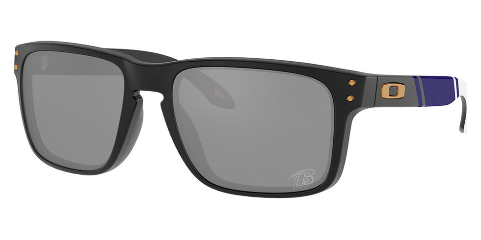 Oakley® OO9102 Holbrook OO9102 9102Q4 55 - Matte black/Prizm black Q4 Sunglasses