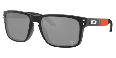 Oakley® OO9102 Holbrook OO9102 9102Q7 55 - Matte black/Prizm black (Red) Sunglasses