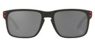 Oakley® OO9102 Holbrook OO9102 9102Q8 55 - Matte black/Prizm black (Orange) Sunglasses