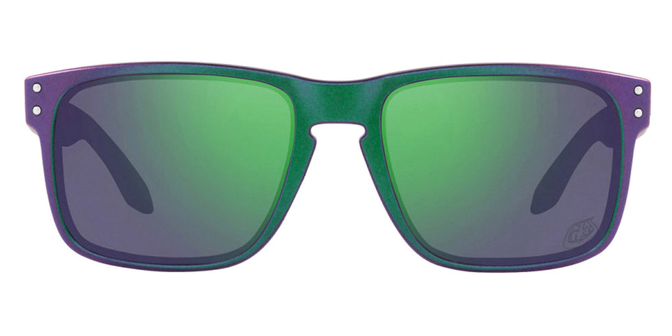 Oakley® OO9102 Holbrook OO9102 9102T4 55 - Troy Lee Designs Matte Purple Green Shift Sunglasses