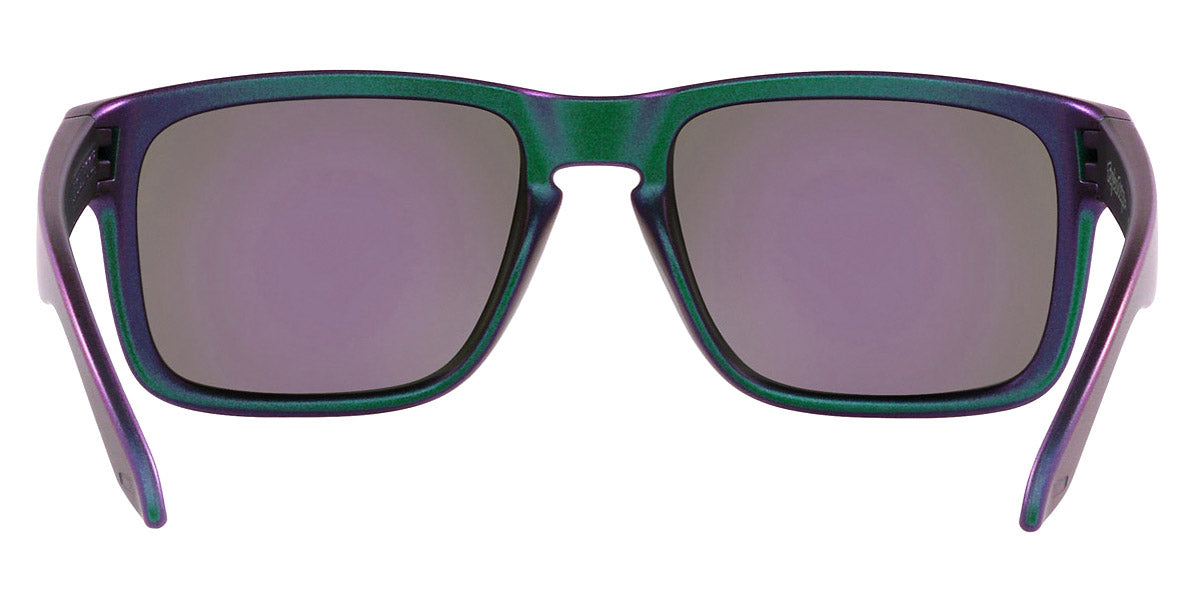 Oakley® OO9102 Holbrook OO9102 9102T4 55 - Troy Lee Designs Matte Purple Green Shift Sunglasses
