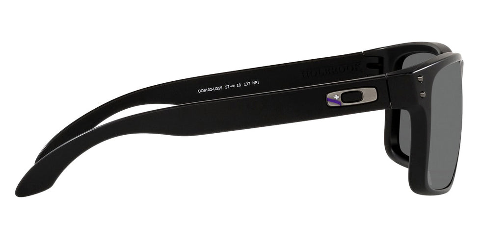 Oakley® OO9102 Holbrook OO9102 9102U3 55 - Matte Black Sunglasses