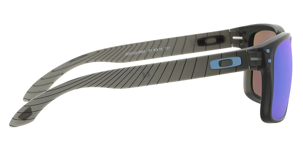 Oakley® OO9102 Holbrook OO9102 9102X5 55 - Matte Grey Smoke Sunglasses