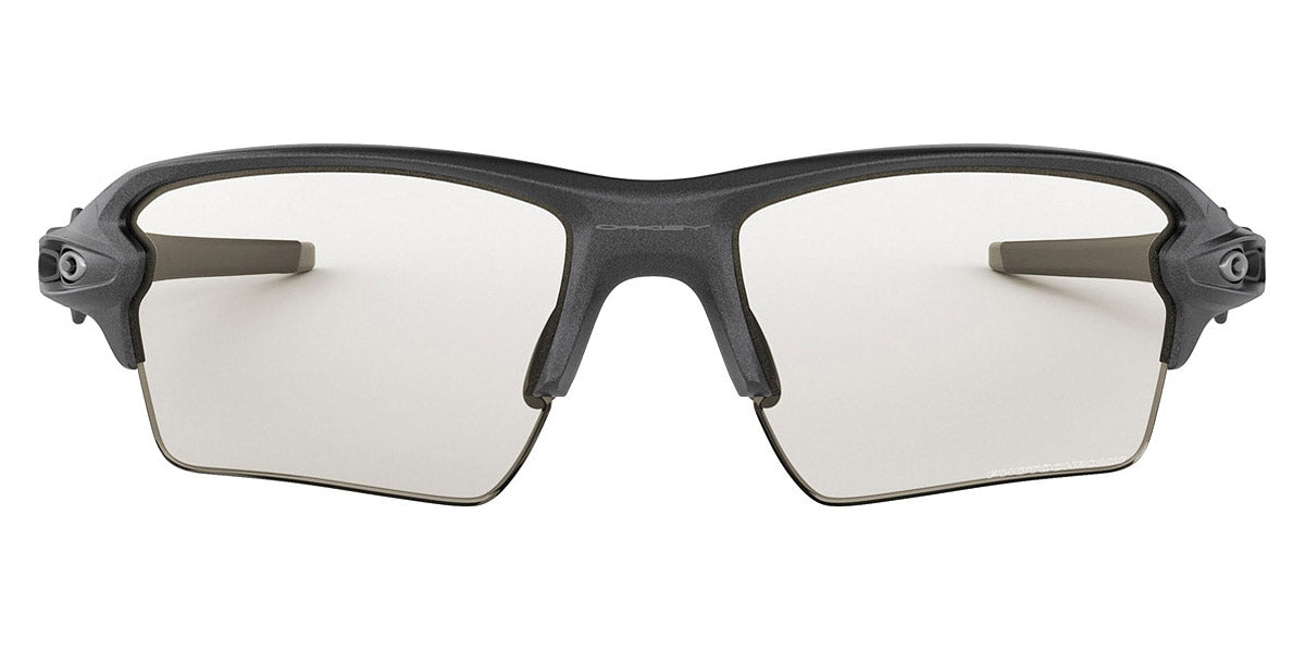 Oakley® OO9188 Flak 2.0 XL OO9188 918816 59 - Steel/Clear to black iridium photochromic Sunglasses