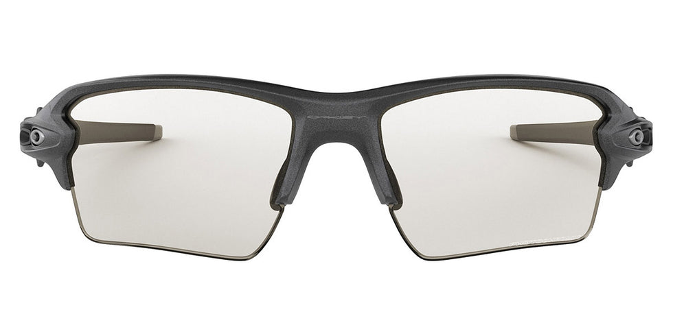 Oakley® OO9188 Flak 2.0 XL OO9188 918816 59 - Steel/Clear to black iridium photochromic Sunglasses
