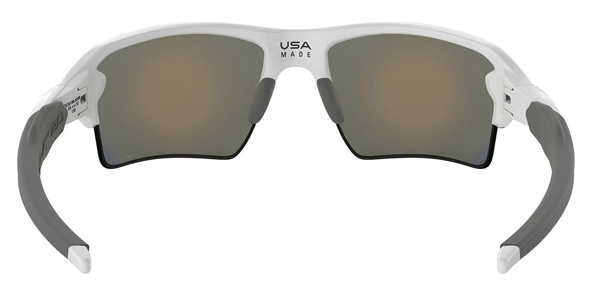 Oakley® OO9188 Flak 2.0 XL OO9188 918893 59 - Polished white/Prizm ruby Sunglasses