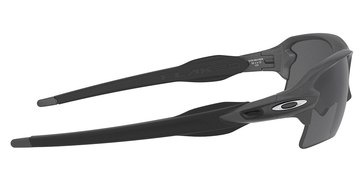 Oakley® OO9188 Flak 2.0 XL OO9188 9188F8 59 - Steel/Prizm black polarized Sunglasses